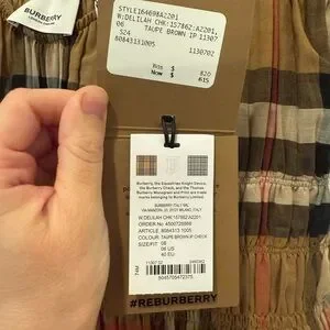 Burberry | Dresses | Burberry Womens Delilah Check Cotton